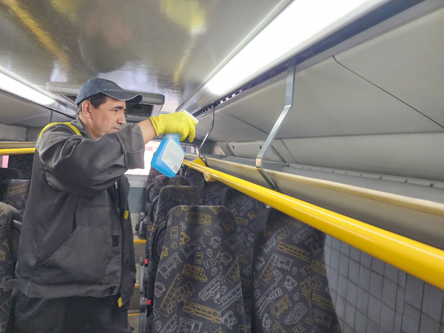 мострансавто, пушкинский городской округ, Уборка автобусов, Чистый автобус,