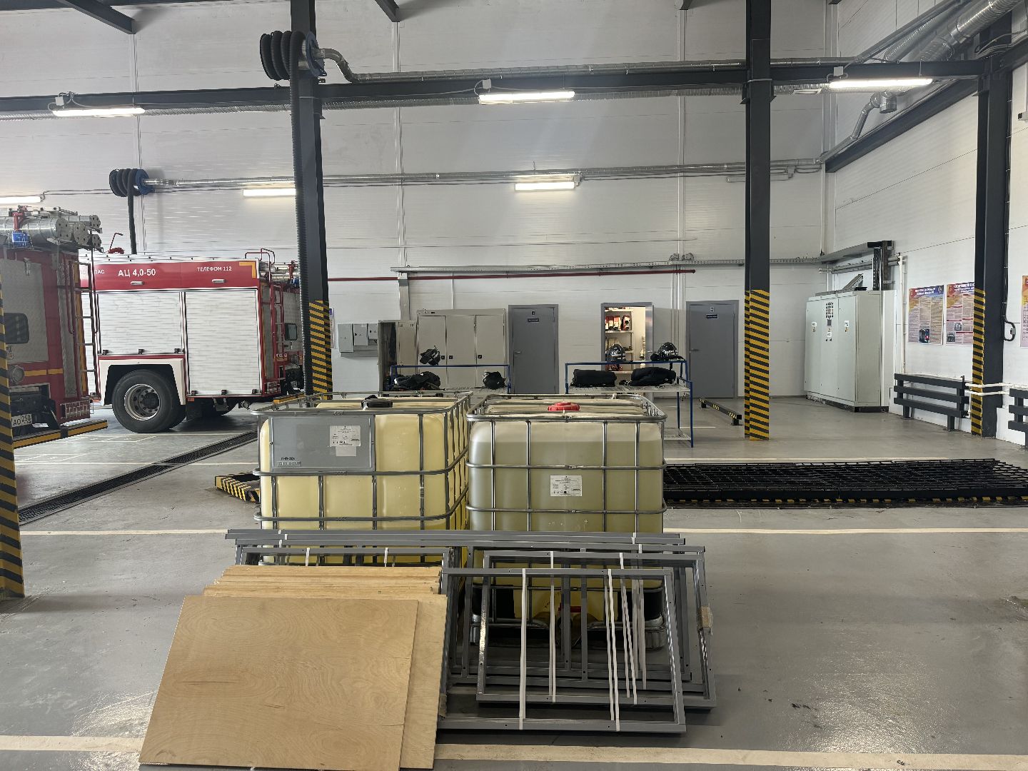 высадка деревьев, ленинский городской округ, пожарная часть,