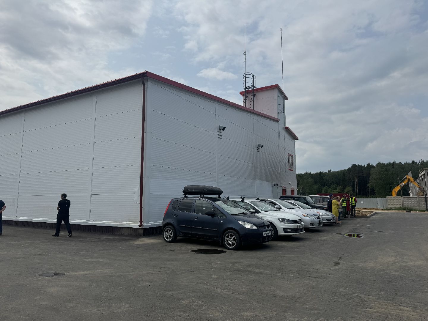 высадка деревьев, ленинский городской округ, пожарная часть,