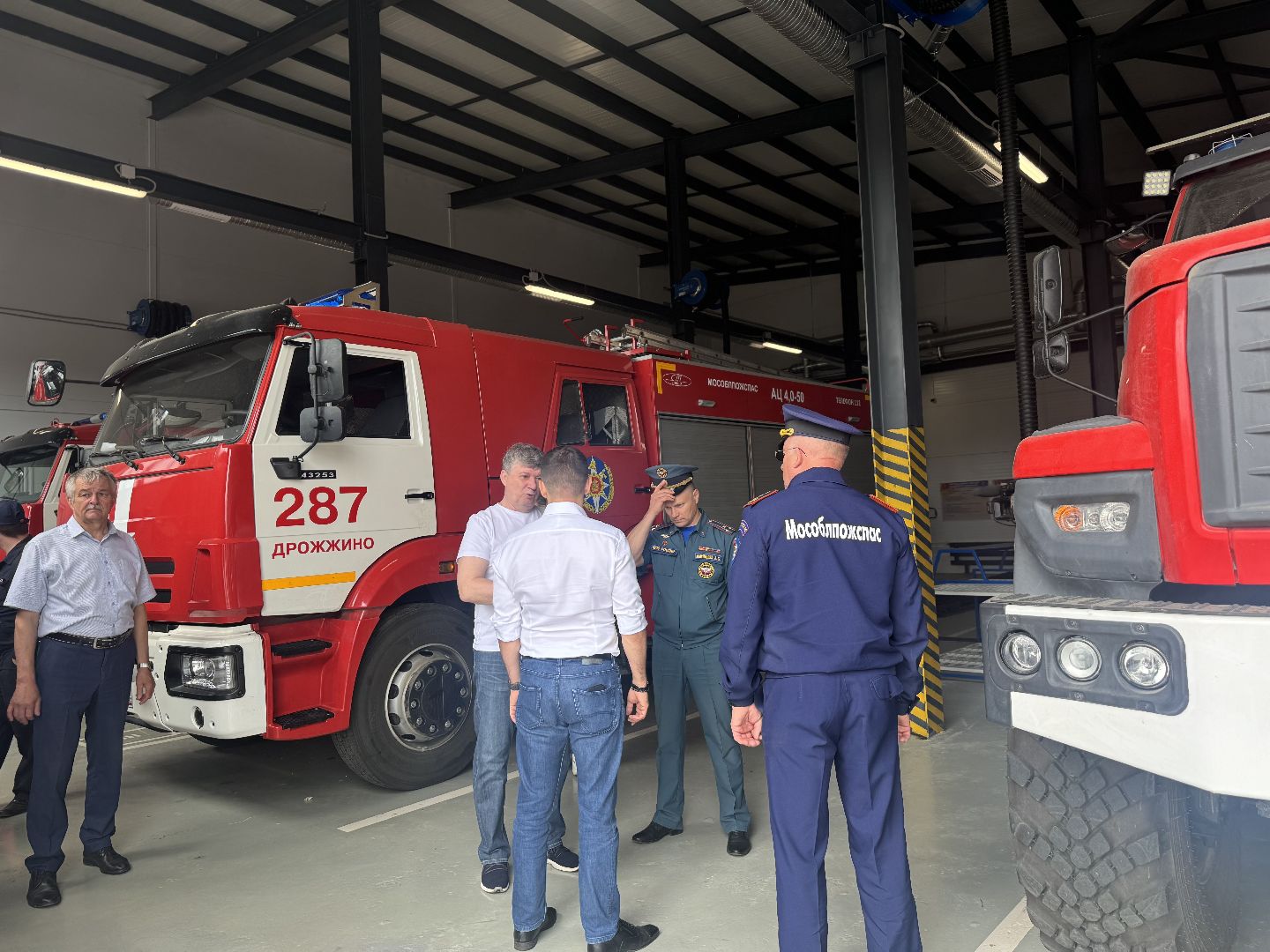 высадка деревьев, ленинский городской округ, пожарная часть,