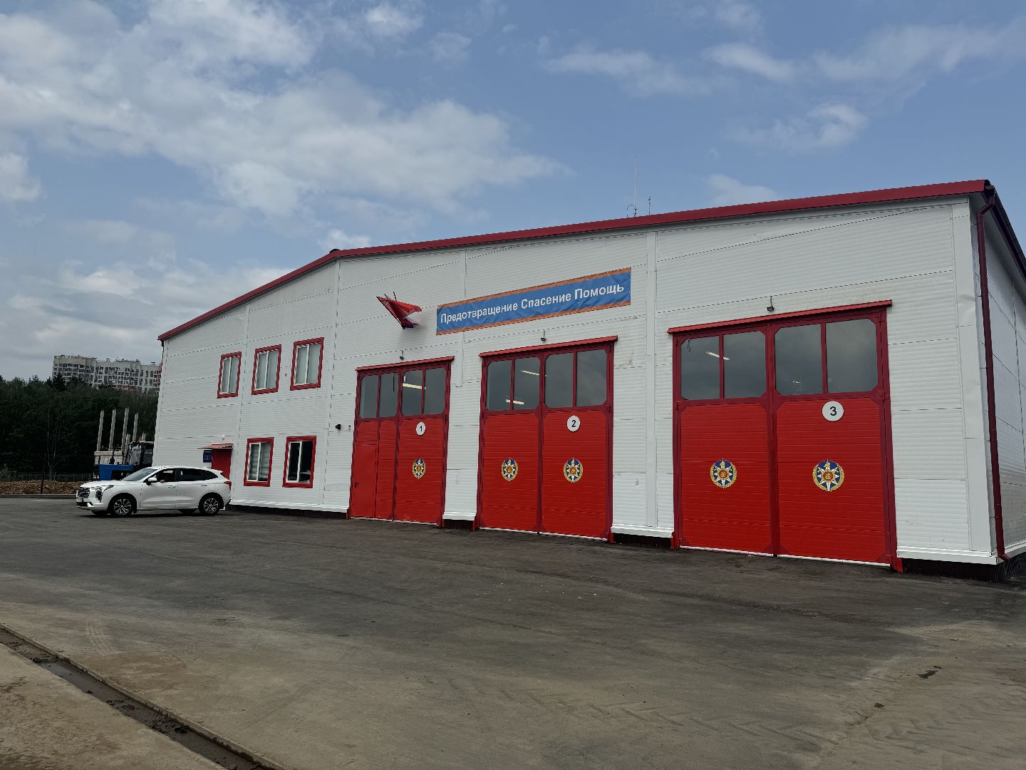 высадка деревьев, ленинский городской округ, пожарная часть,