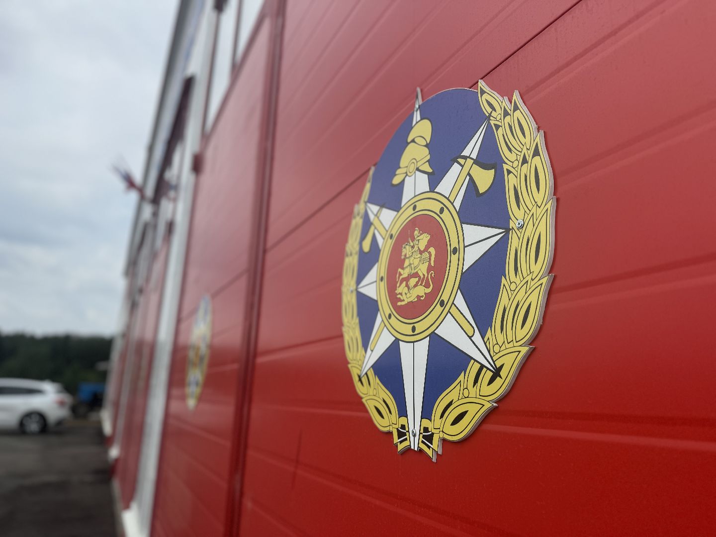 высадка деревьев, ленинский городской округ, пожарная часть,