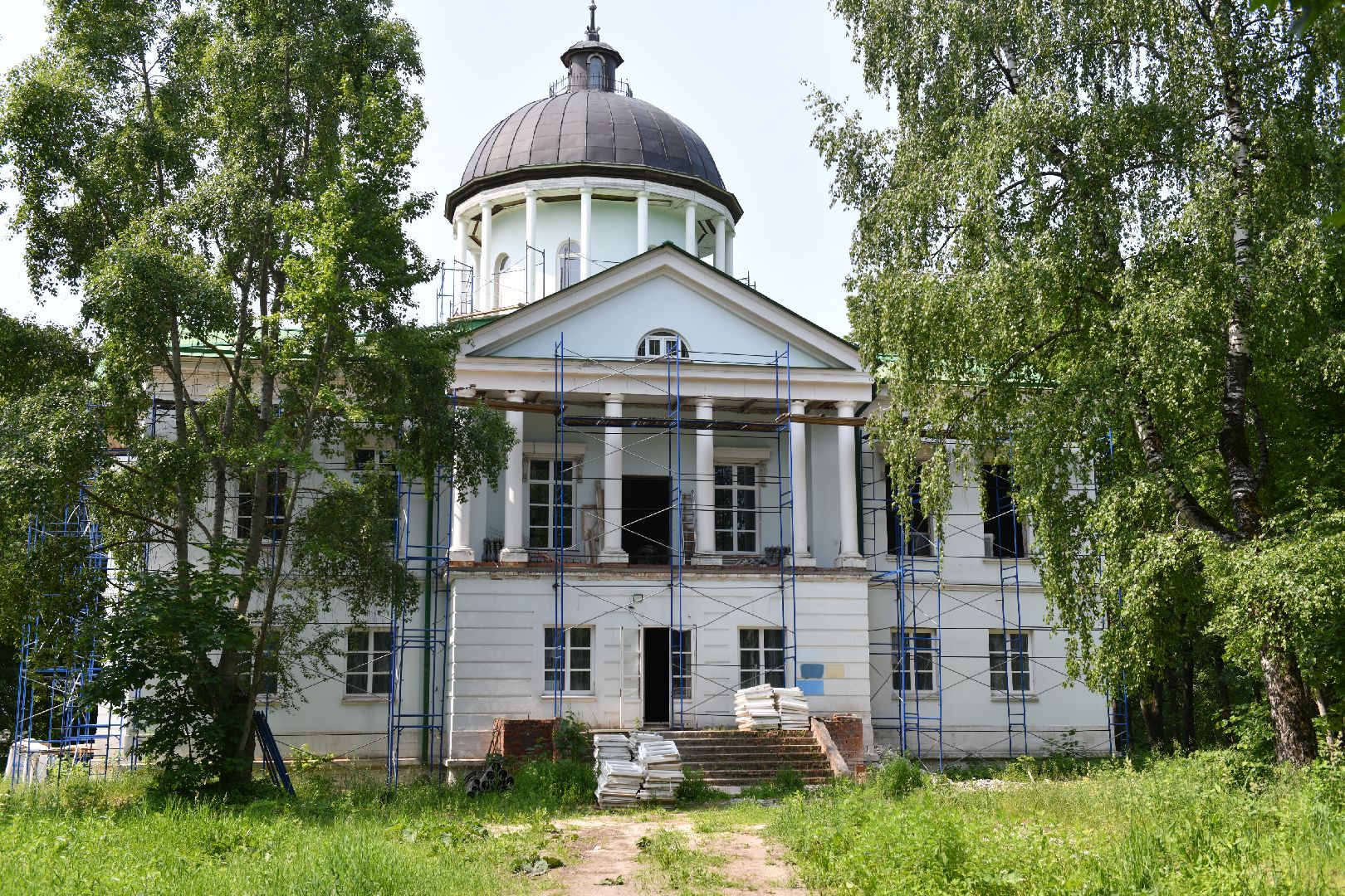 строительство, лыткарино, реконструкция , петровская усадьба,