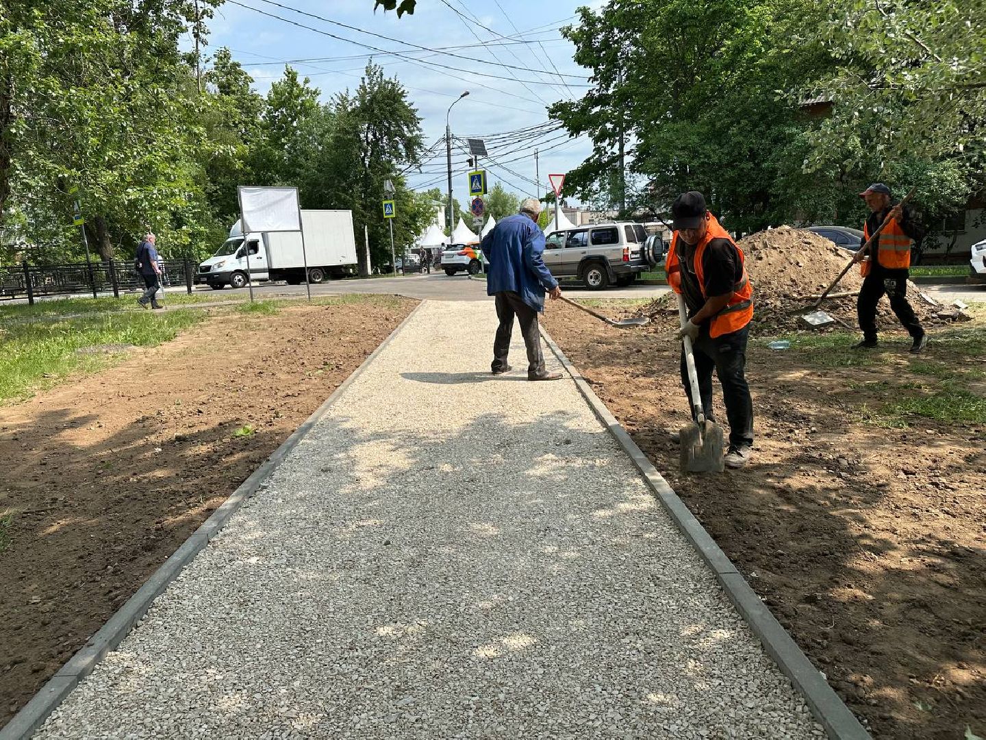 благоустройство, домодедово,