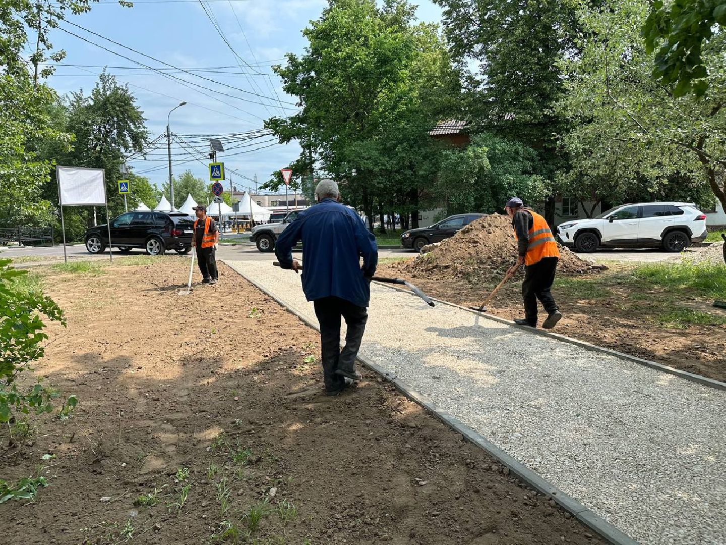 благоустройство, домодедово,