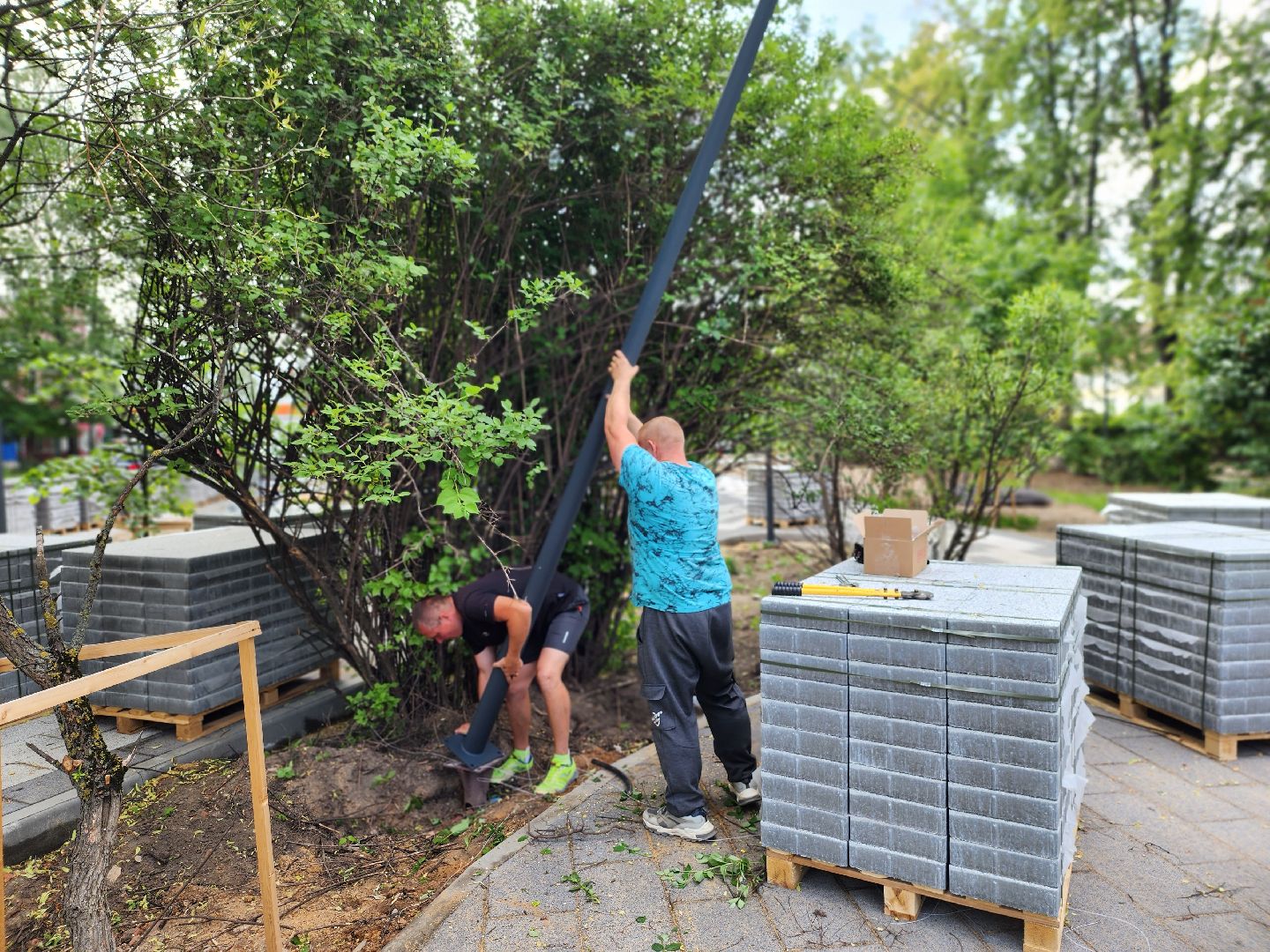 королёв, сквер у ркк энергия, благоустройство ,