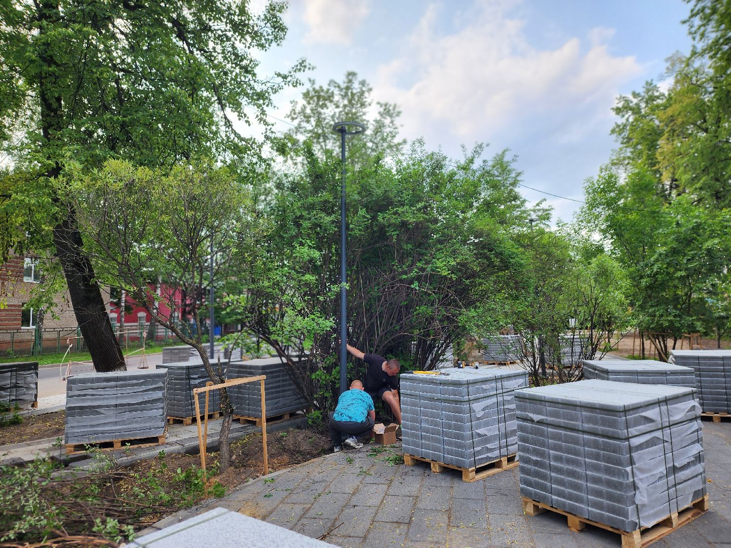 королёв, сквер у ркк энергия, благоустройство ,