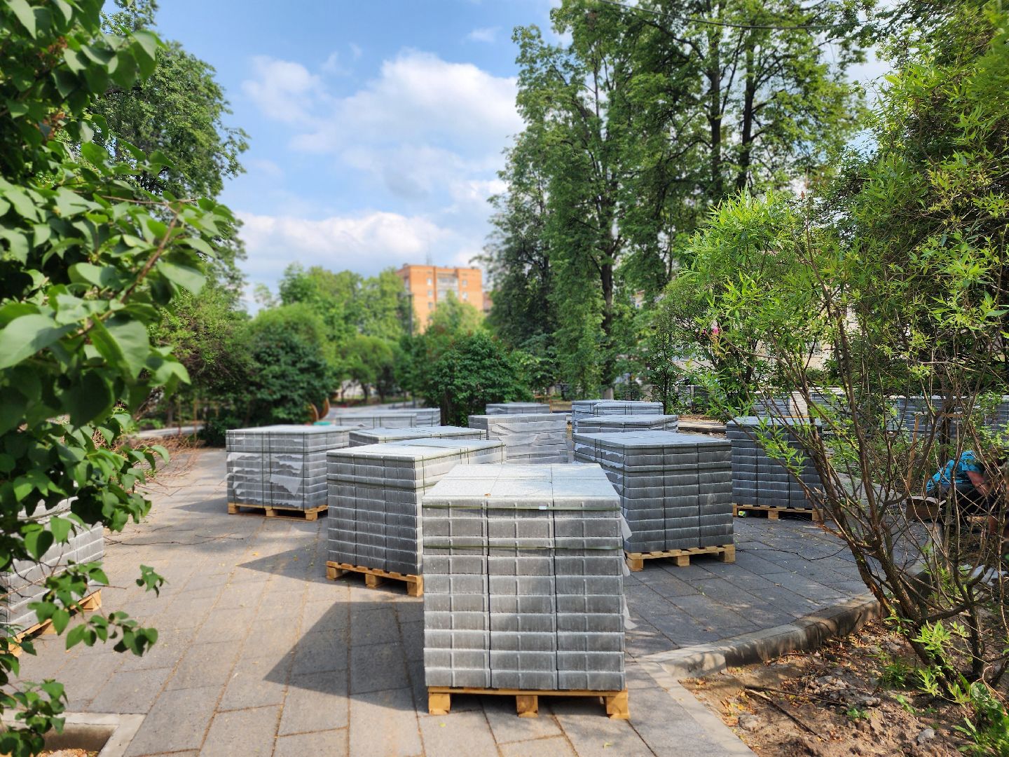 королёв, сквер у ркк энергия, благоустройство ,