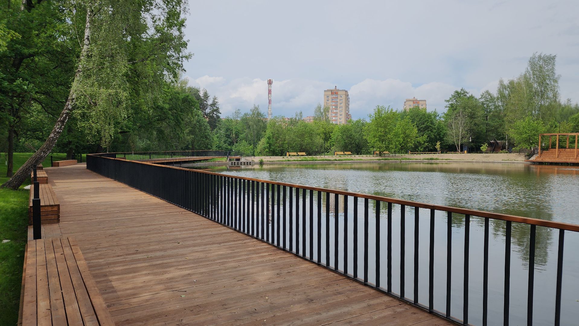 благоустройство, набережная, граффити, лосино-петровский,