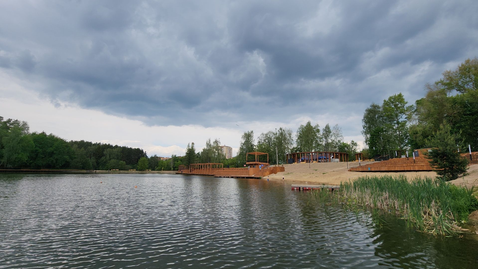 благоустройство, набережная, граффити, лосино-петровский,