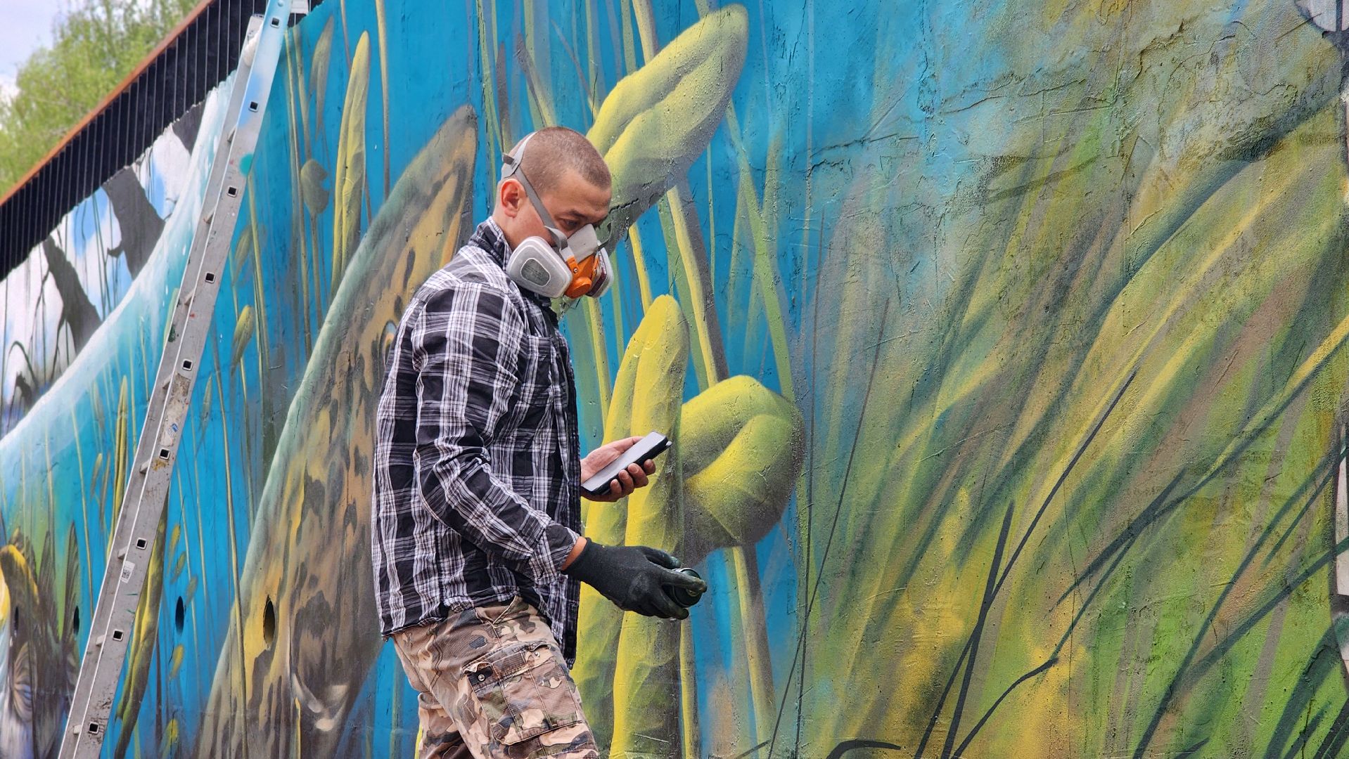 благоустройство, набережная, граффити, лосино-петровский,