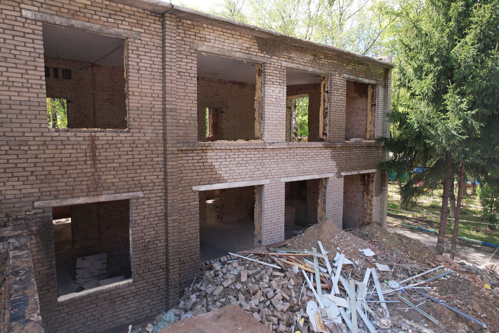 видео с коптера,  детский сад при Лицее  4 в королеве,