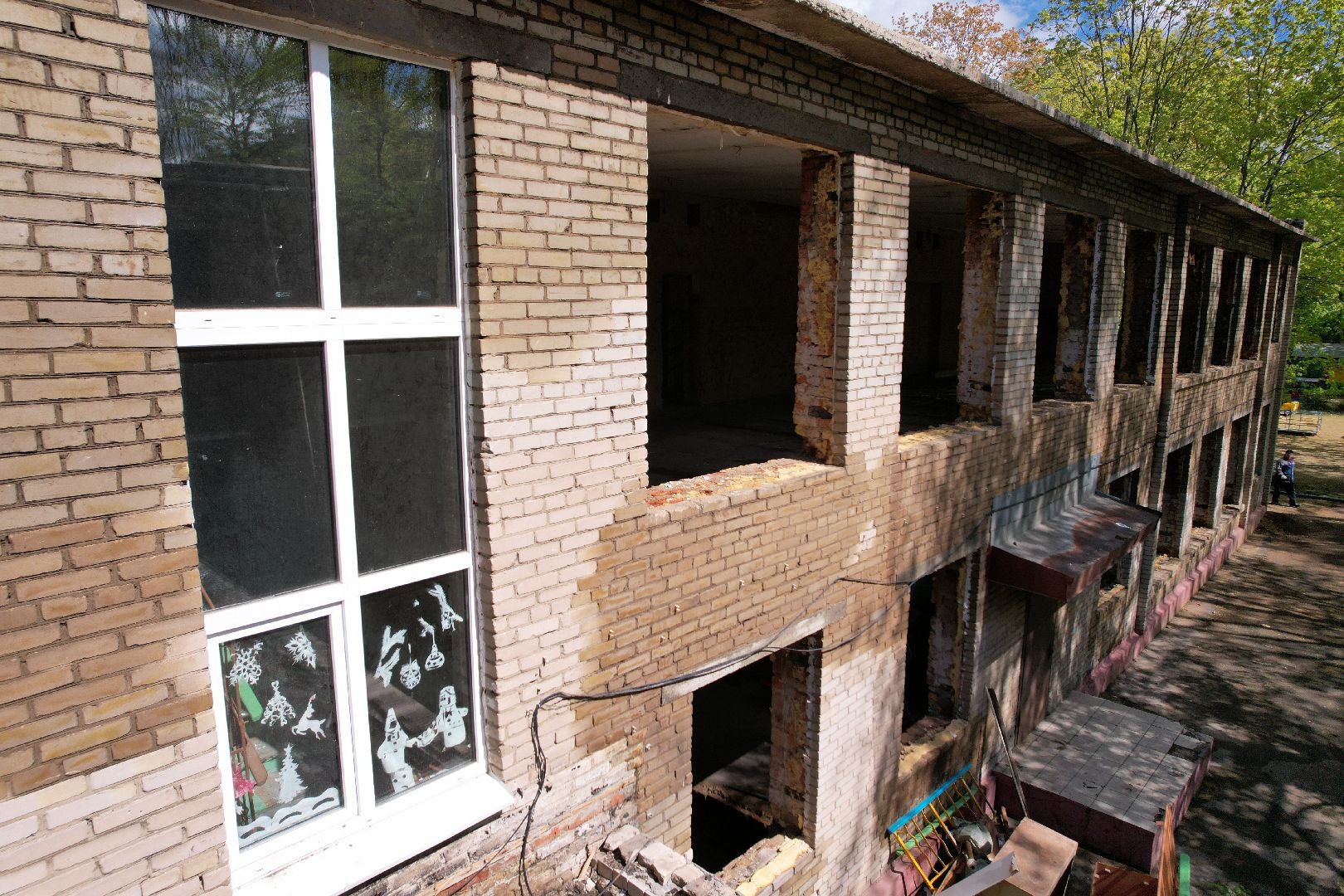 видео с коптера,  детский сад при Лицее  4 в королеве,