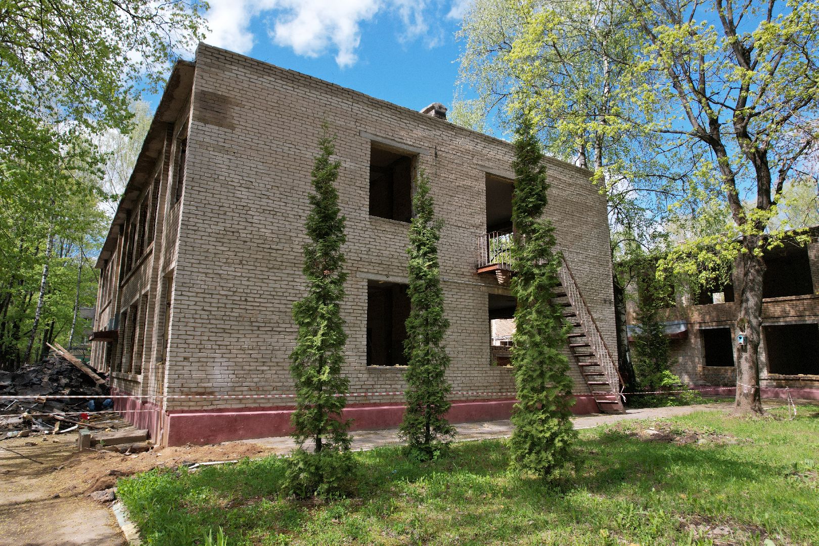 видео с коптера,  детский сад при Лицее  4 в королеве,