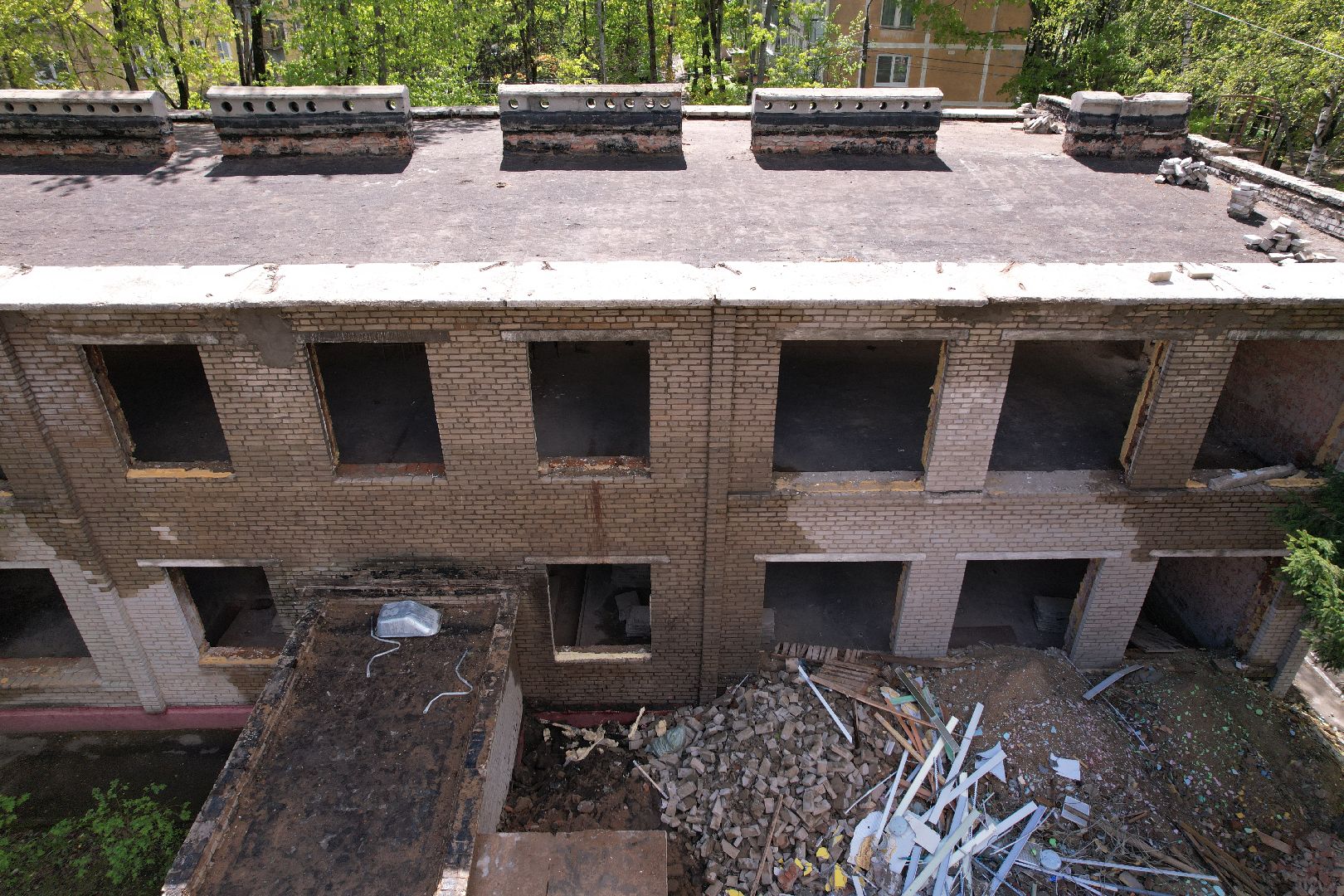 видео с коптера,  детский сад при Лицее  4 в королеве,