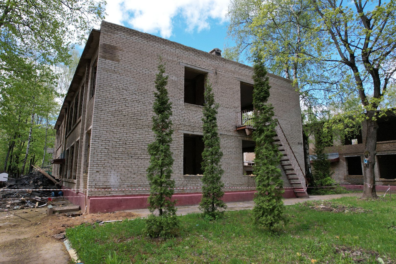 видео с коптера,  детский сад при Лицее  4 в королеве,