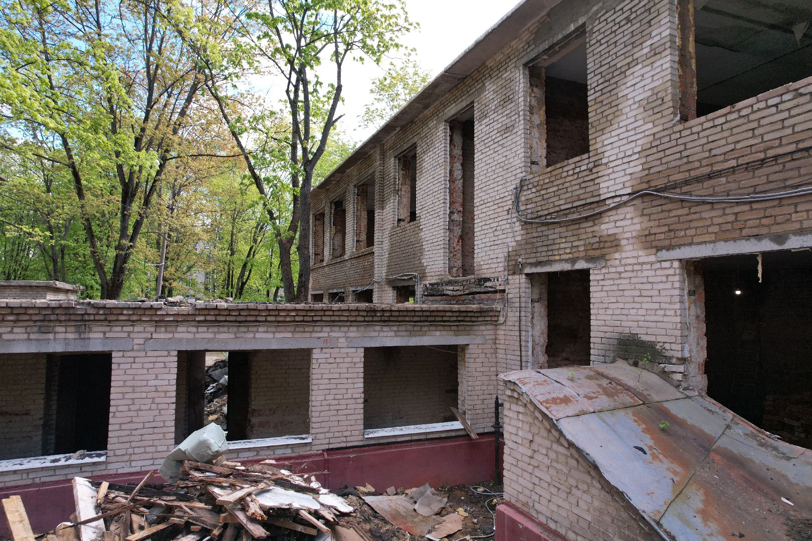 видео с коптера,  детский сад при Лицее  4 в королеве,