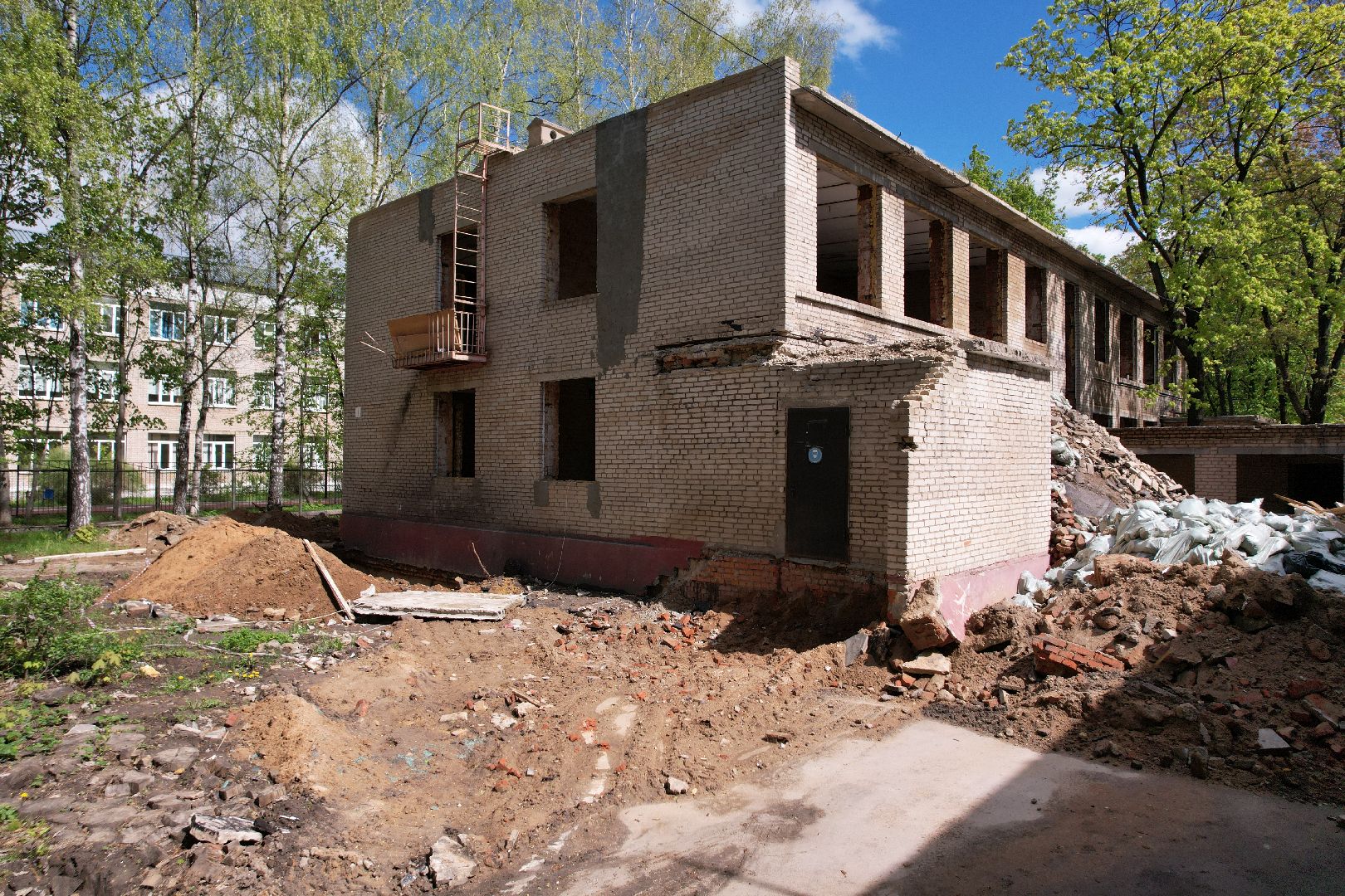 видео с коптера,  детский сад при Лицее  4 в королеве,
