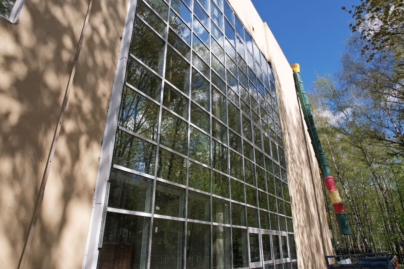 видео с коптера, детская школа искусств в Королеве ,