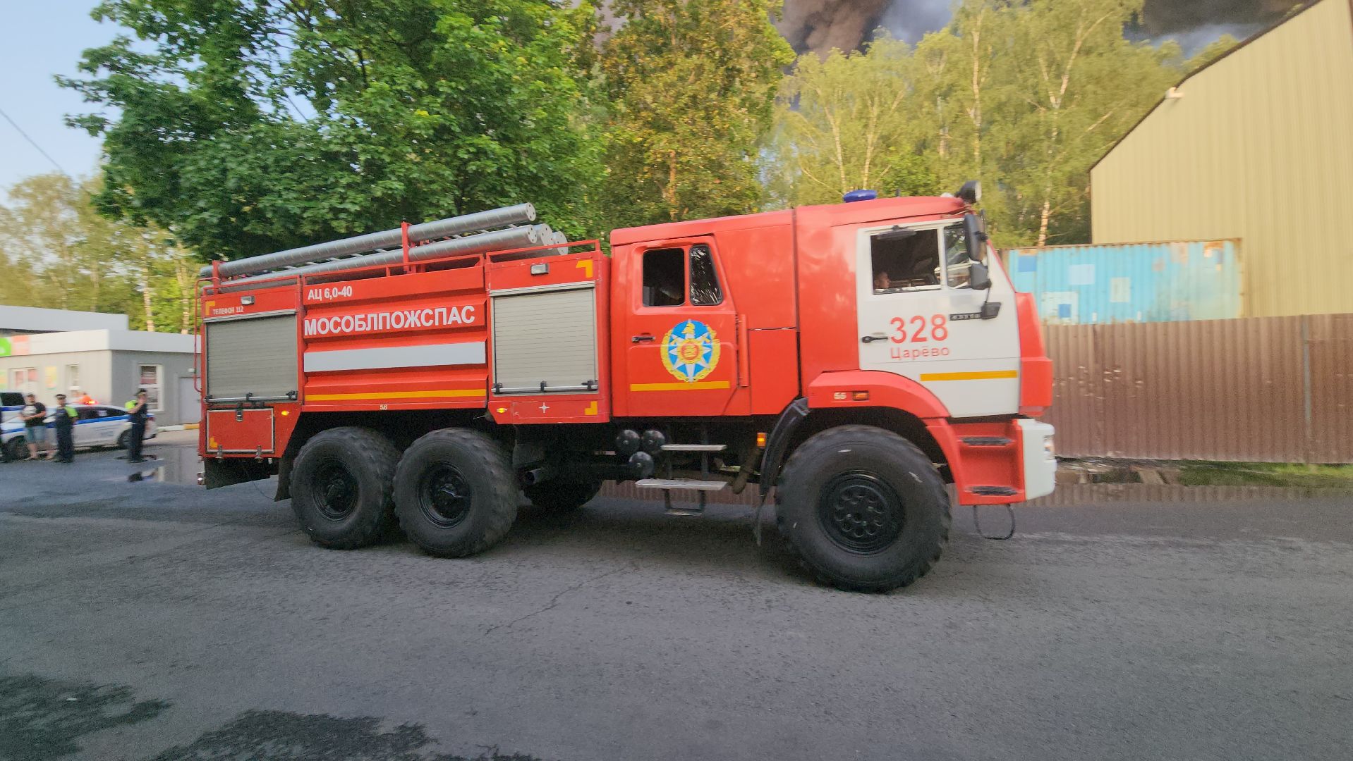 пушкино, пожар, склад, чп, возгорание,