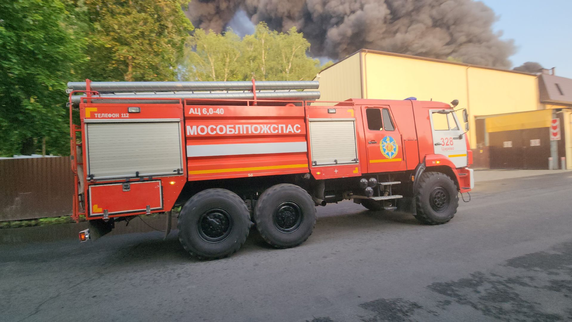 пушкино, пожар, склад, чп, возгорание,