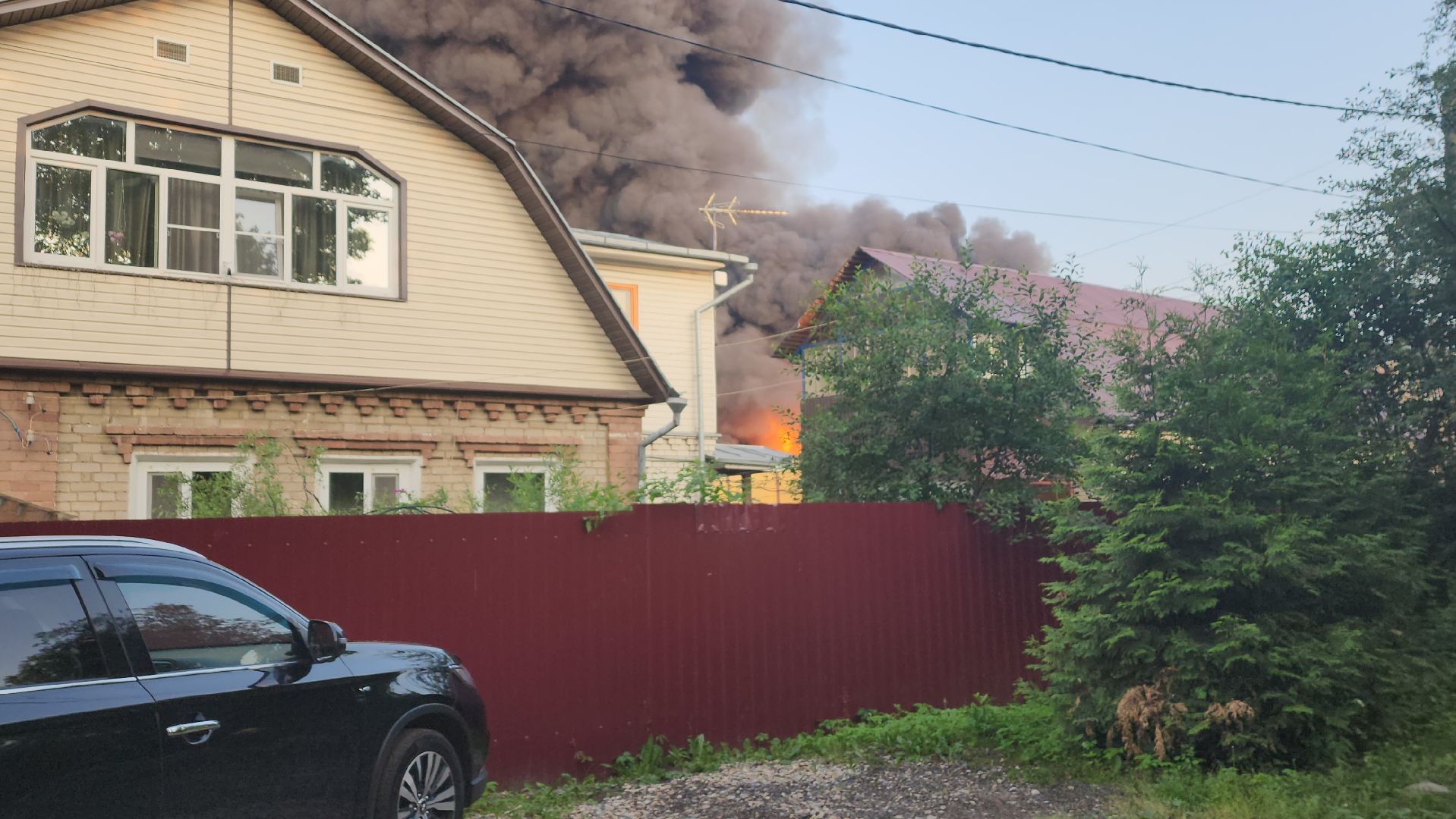 пушкино, пожар, склад, чп, возгорание,