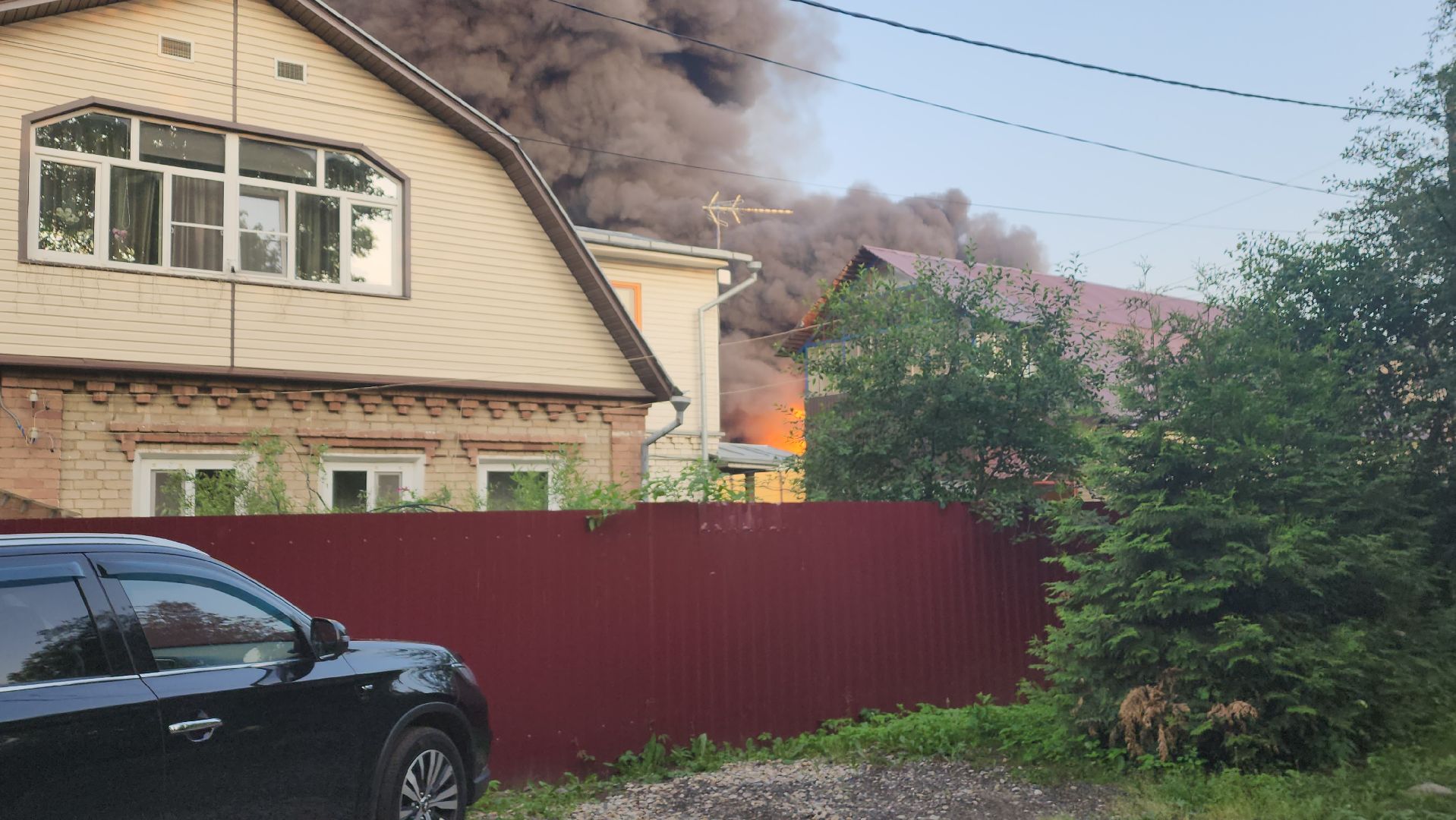 пушкино, пожар, склад, чп, возгорание,