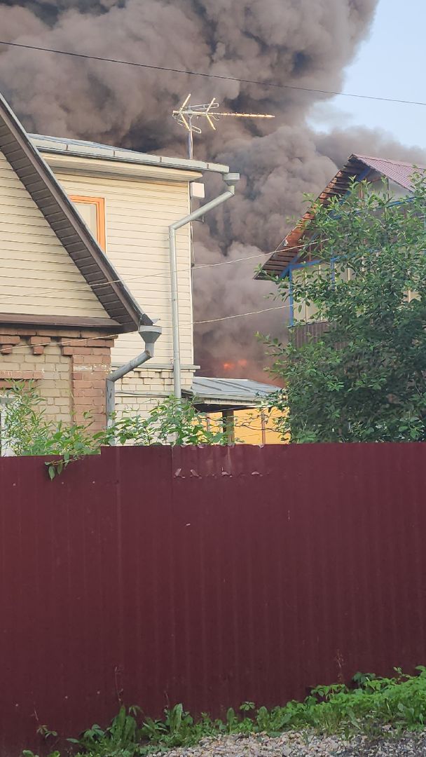 пушкино, пожар, склад, чп, возгорание,