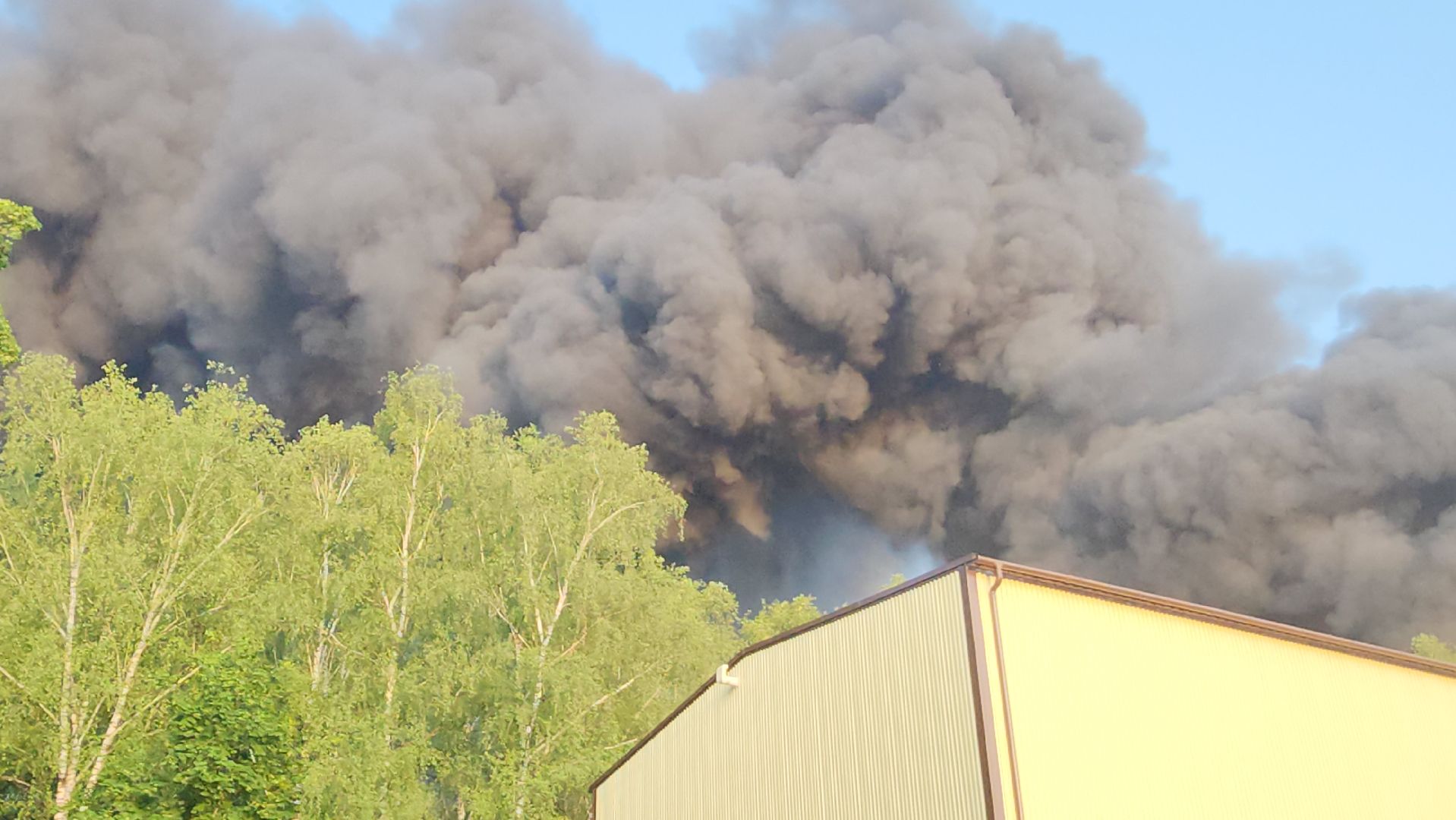 пушкино, пожар, склад, чп, возгорание,