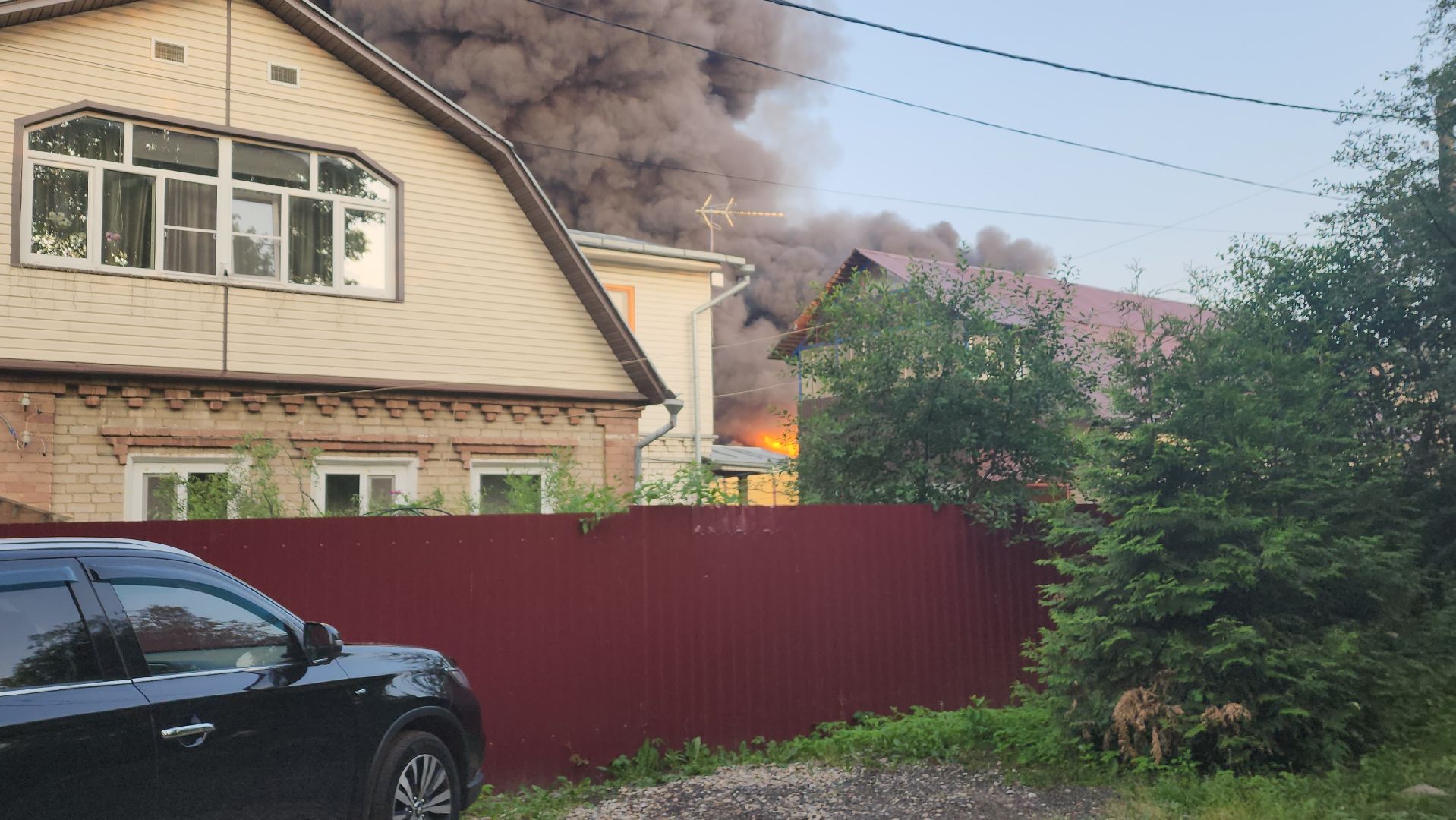 пушкино, пожар, склад, чп, возгорание,