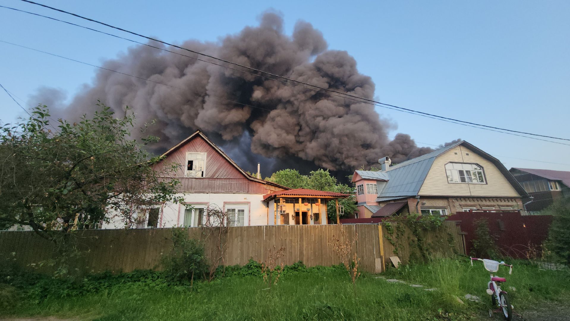 пушкино, пожар, склад, чп, возгорание,