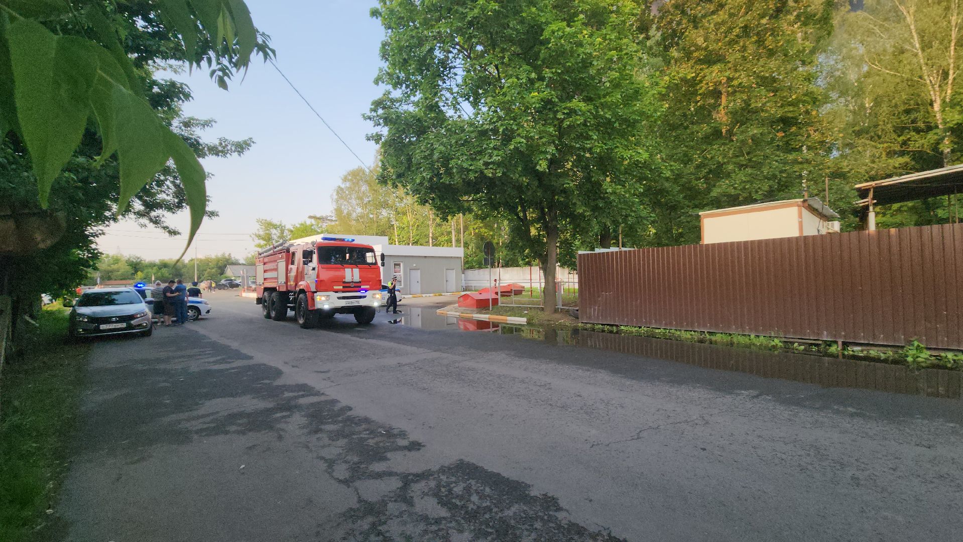 пушкино, пожар, склад, чп, возгорание,