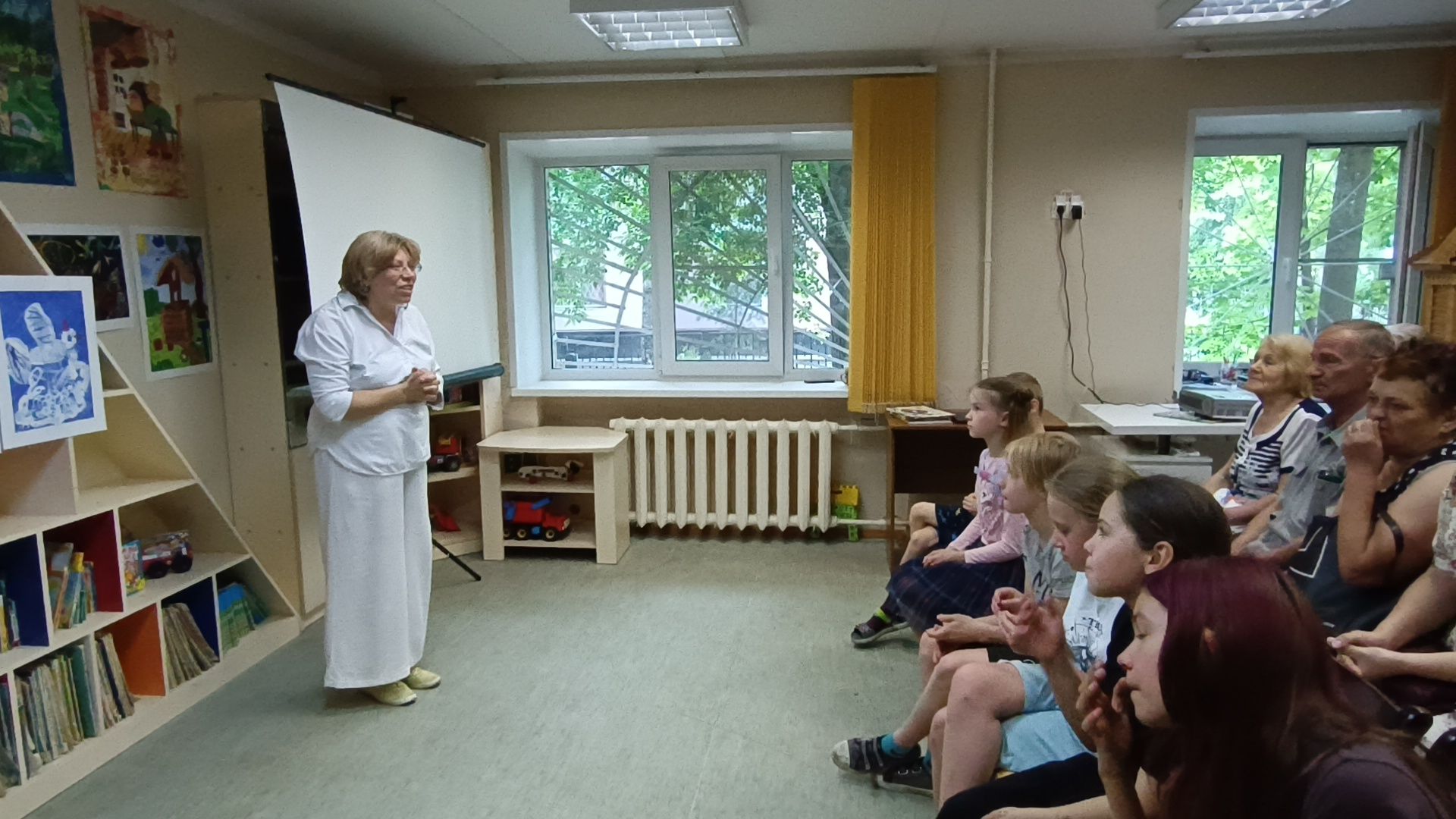 дети, библиотека, выставка, лобня,