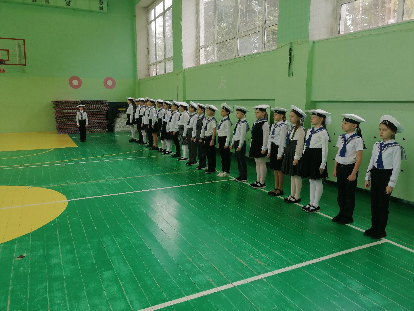 конкурс, строевая подготовка, дети, Лицей 2, Протвино