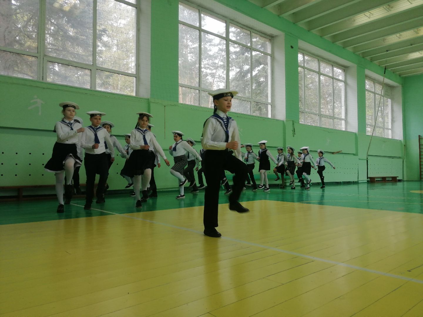 конкурс, строевая подготовка, дети, Лицей 2, Протвино