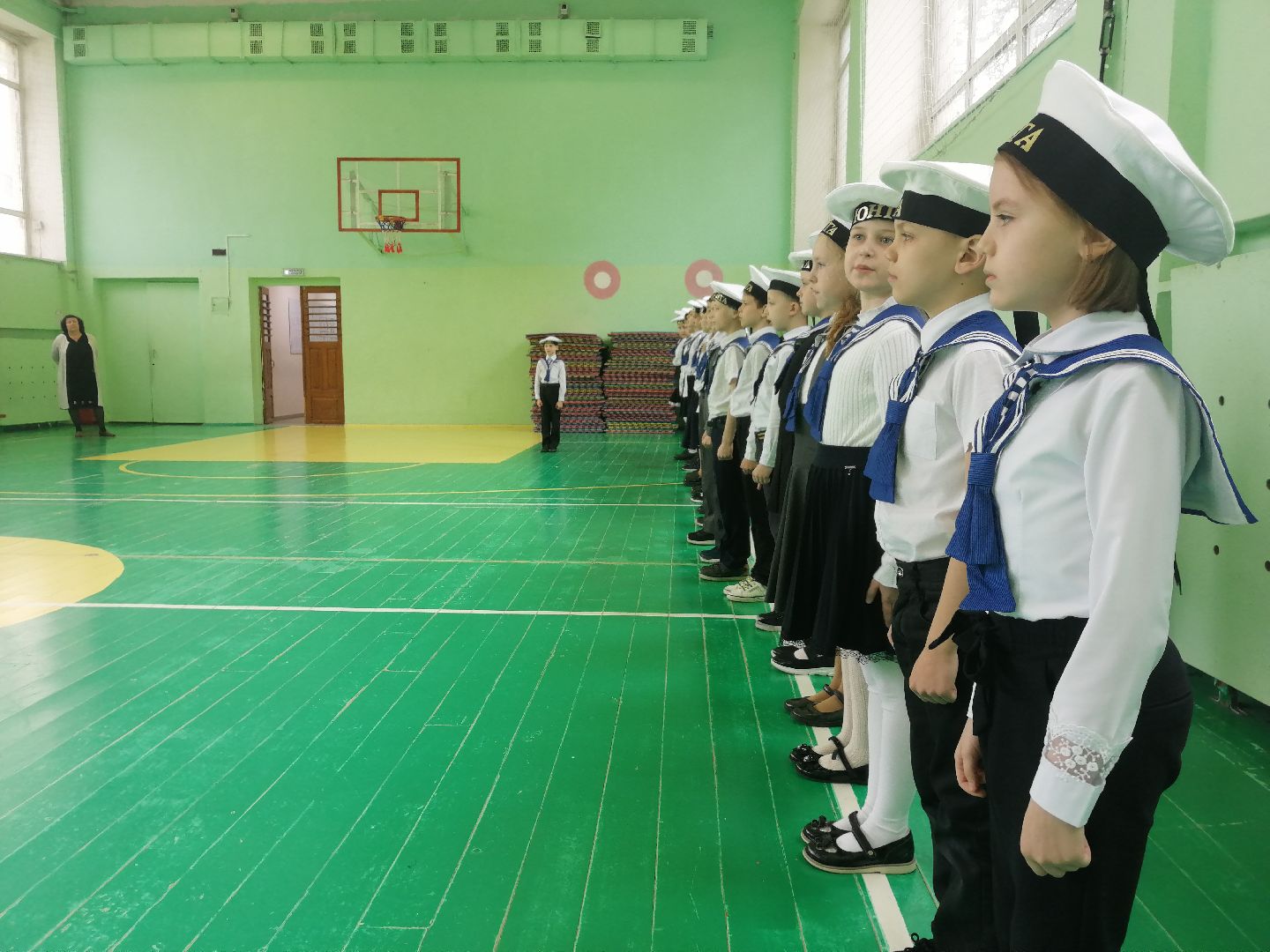 конкурс, строевая подготовка, дети, Лицей 2, Протвино