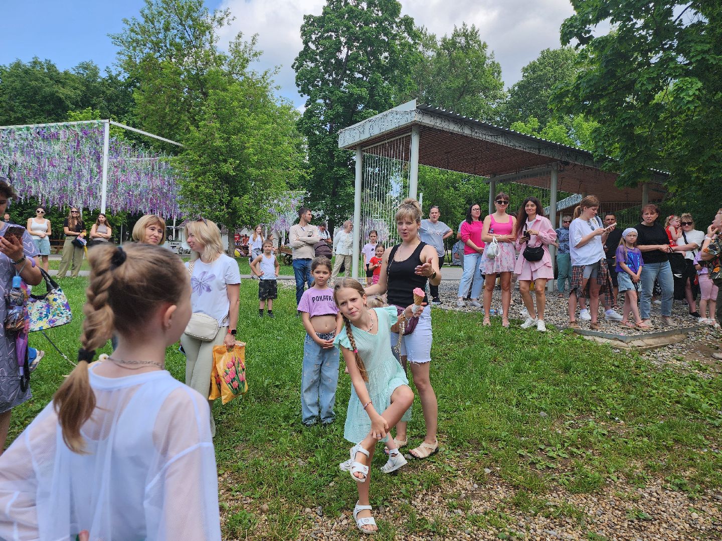 Истра, Танцы, Дети, Парк,