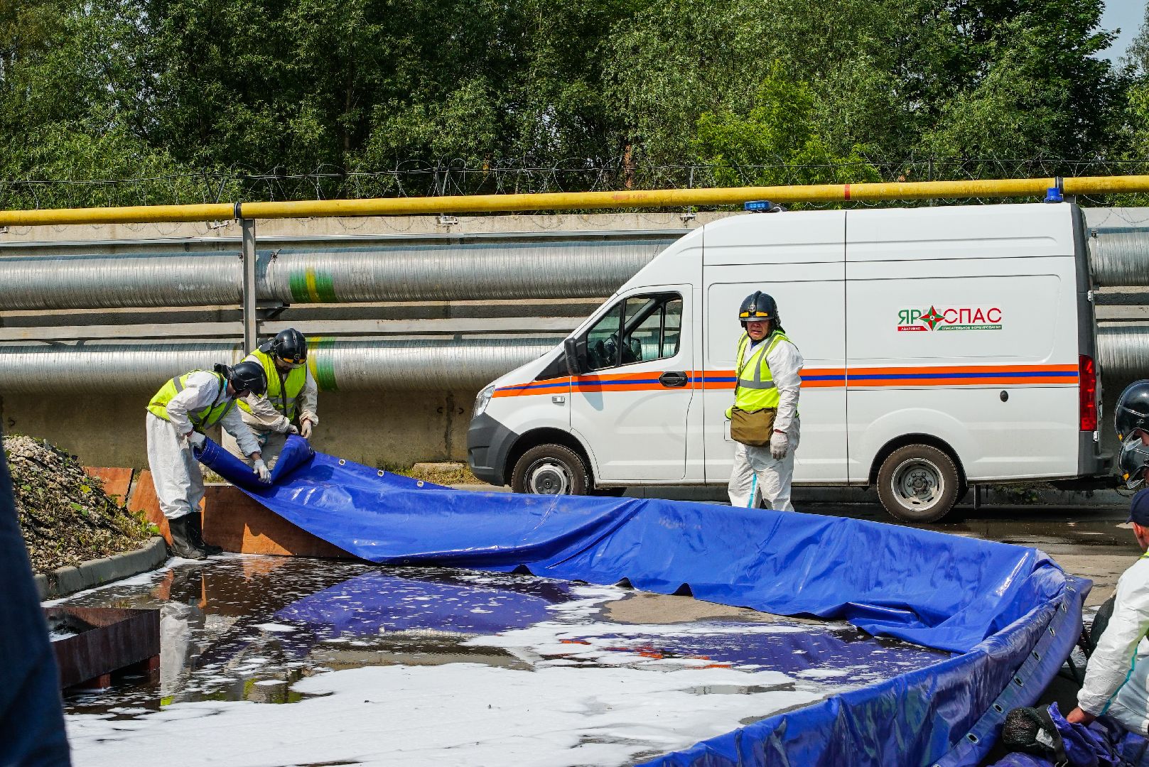 авария, учения, нефть,