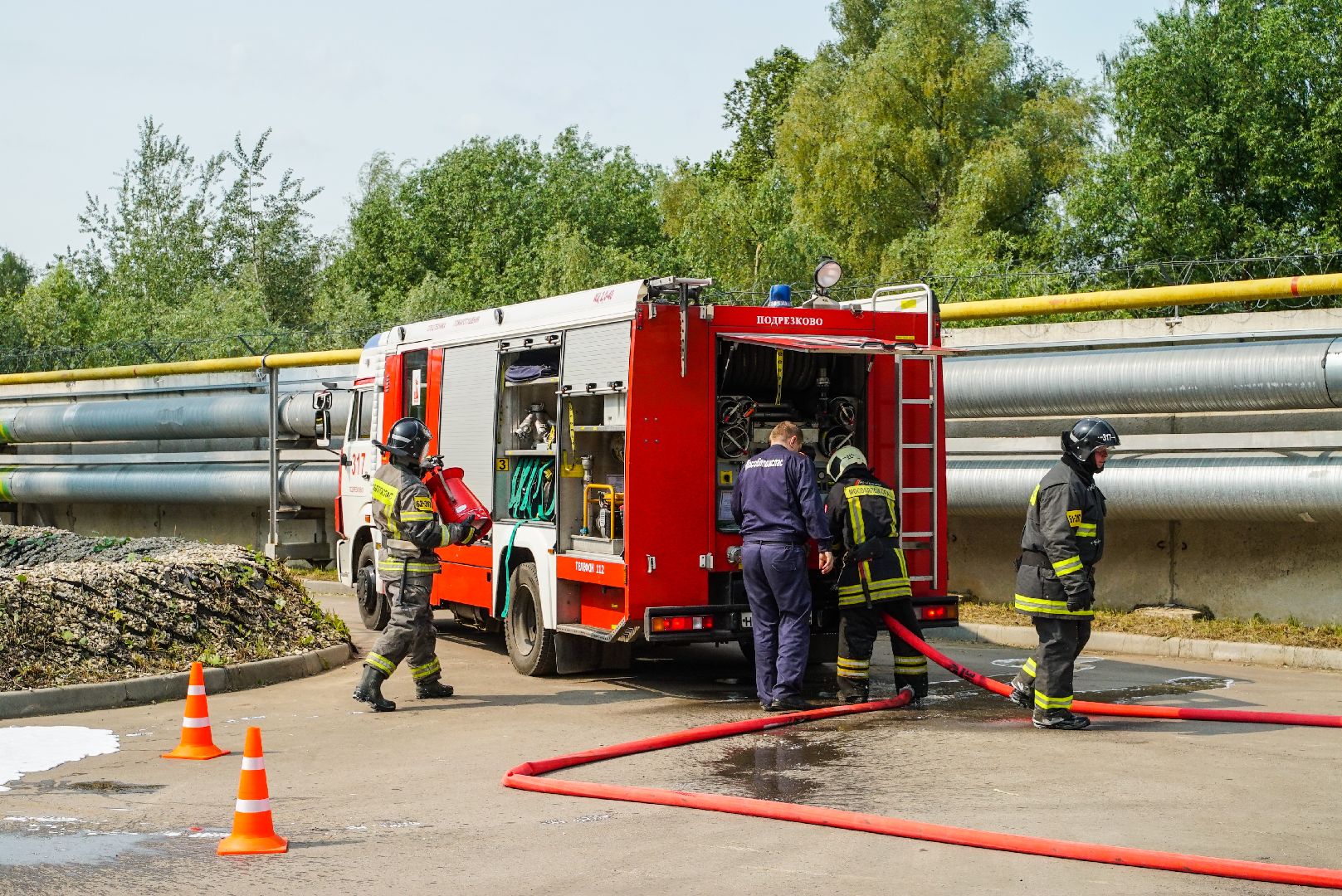 авария, учения, нефть,