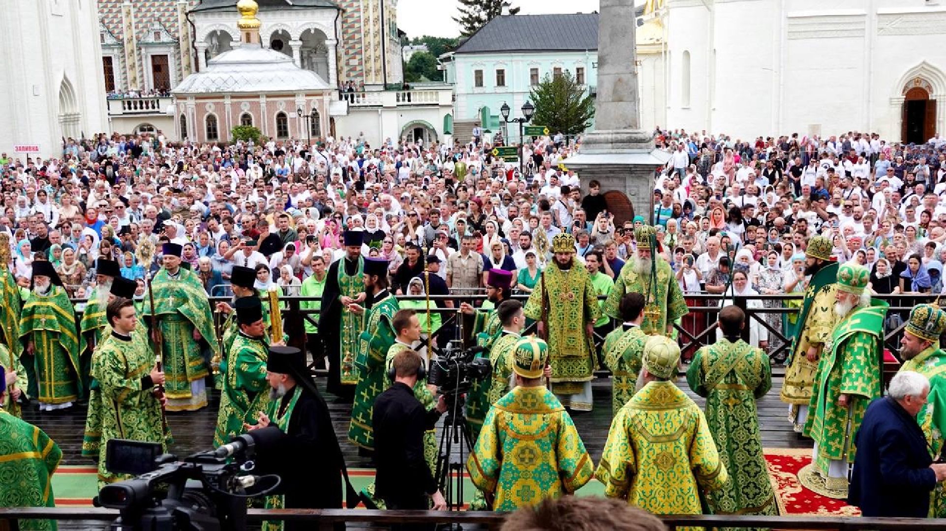 патриарх кирилл ,  сергиев посад , сергиево-посадский городской округ, вера, троица, троице-сергиева лавра ,