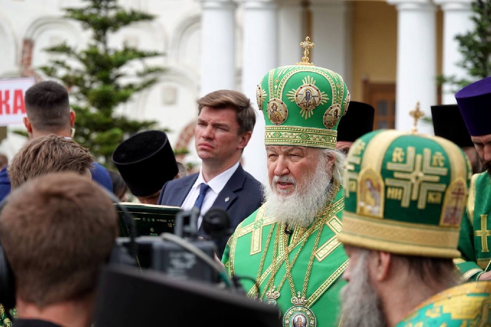 патриарх кирилл ,  сергиев посад , сергиево-посадский городской округ, вера, троица, троице-сергиева лавра ,