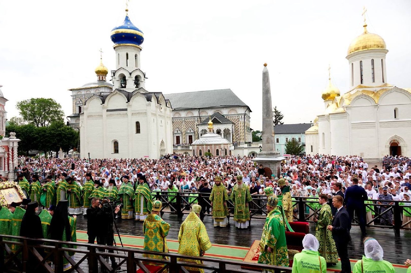 патриарх кирилл ,  сергиев посад , сергиево-посадский городской округ, вера, троица, троице-сергиева лавра ,