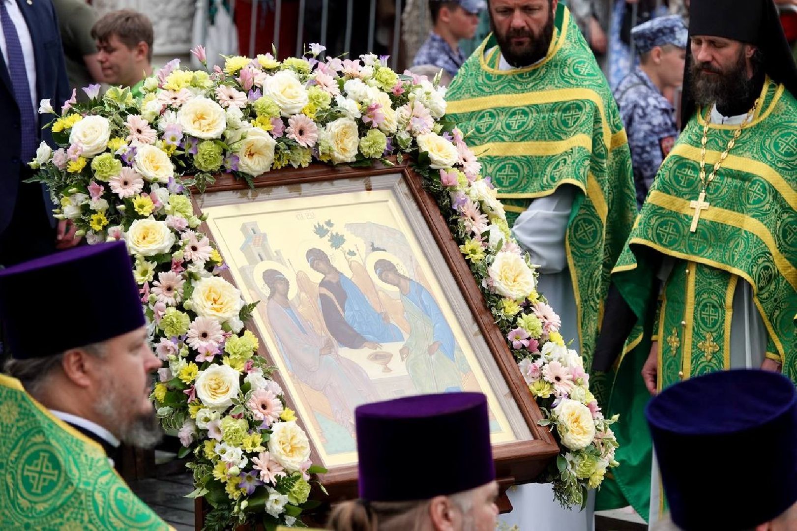 патриарх кирилл ,  сергиев посад , сергиево-посадский городской округ, вера, троица, троице-сергиева лавра ,