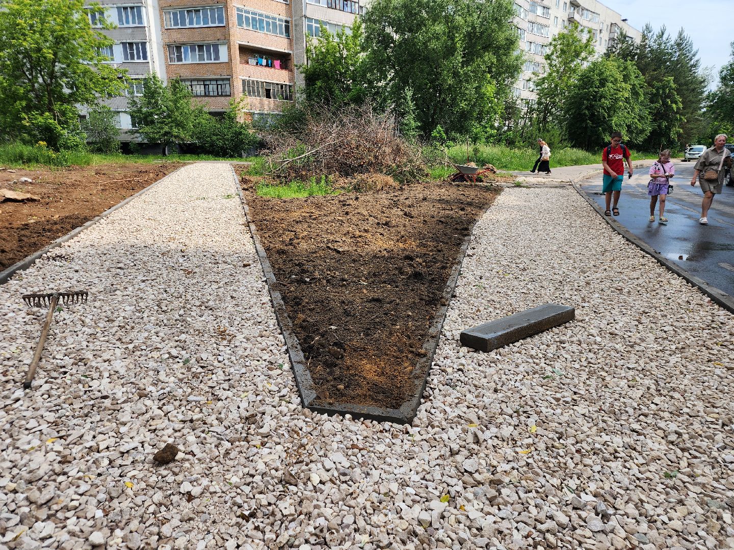 фрязино, пешеходная дорожка, народная тропа, благоустройство,