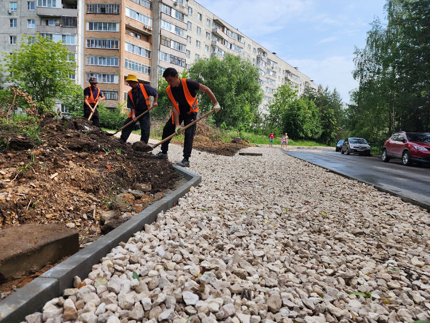 фрязино, пешеходная дорожка, народная тропа, благоустройство,