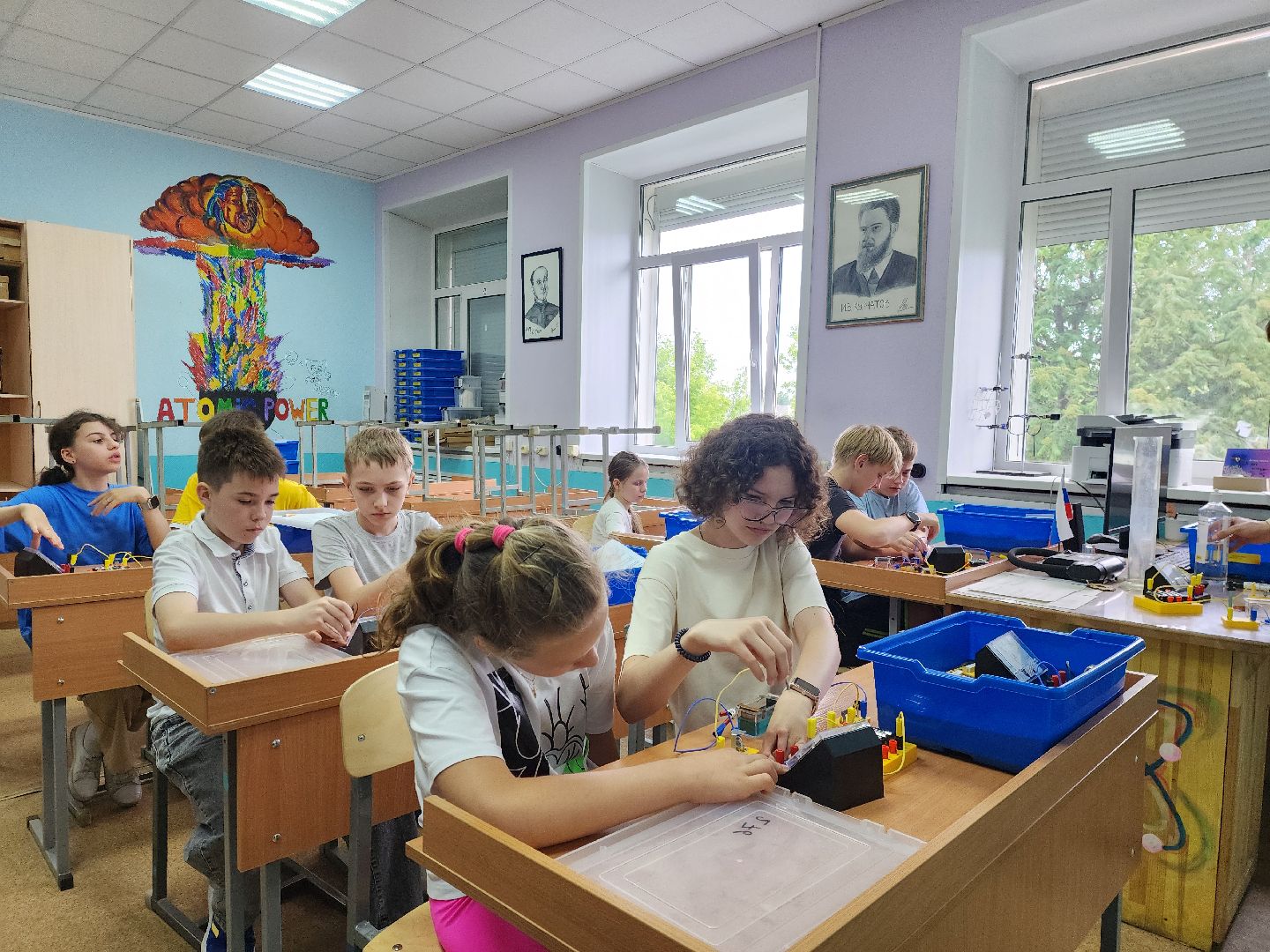Элетросталь, лагерь, пришкольный лагерь, дети, технологии, физика, образование,
