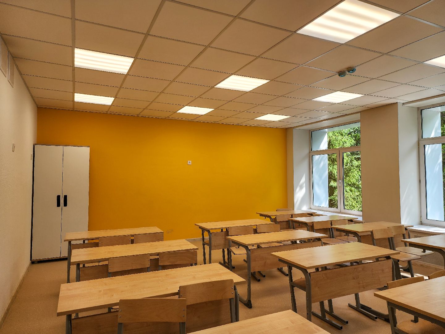 Подольск, гимназия имени подольских курсантов, капремонт, новая мебель,