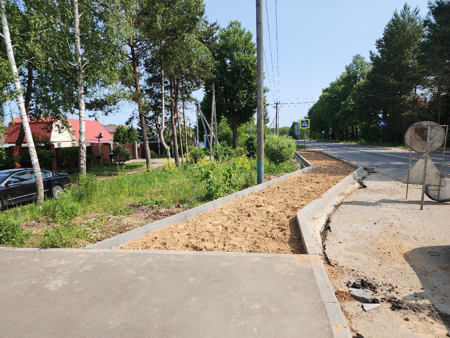 серпухов, подмосковье, ремонт дороги,