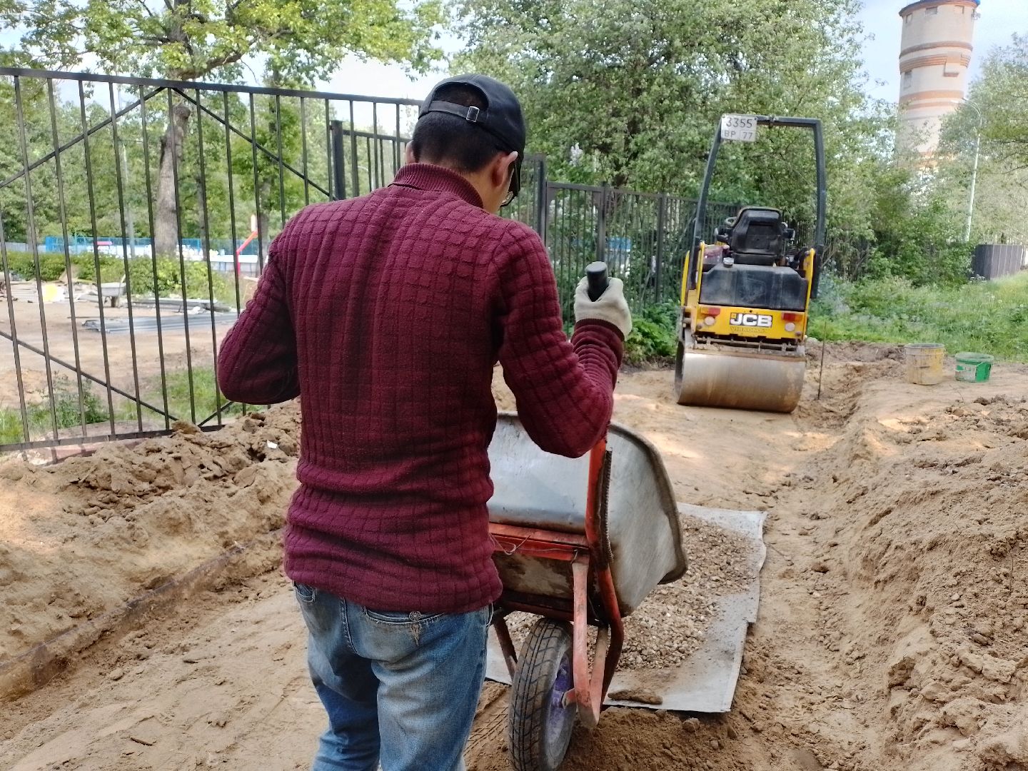 городской округ восход, строителсьтво, благоустройство, школа, аллея,