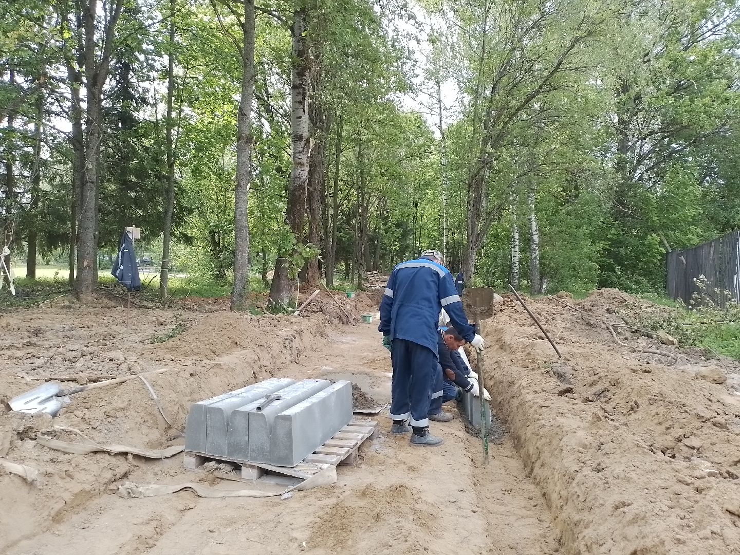 городской округ восход, строителсьтво, благоустройство, школа, аллея,